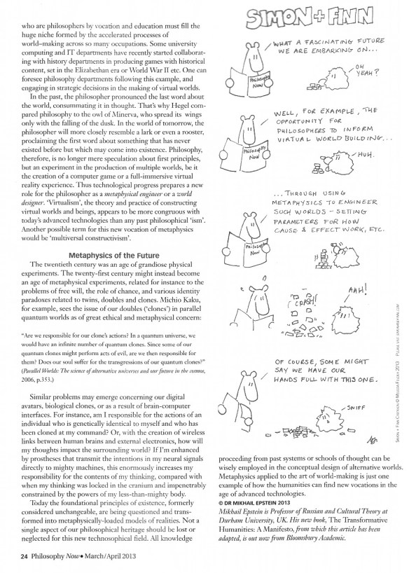 S&F Phil Now April 2013