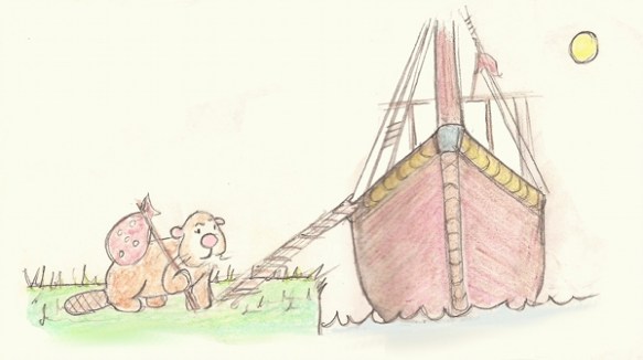 little c- stealing aboard small