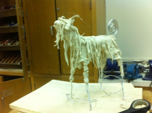 goat (paperclay) - felder